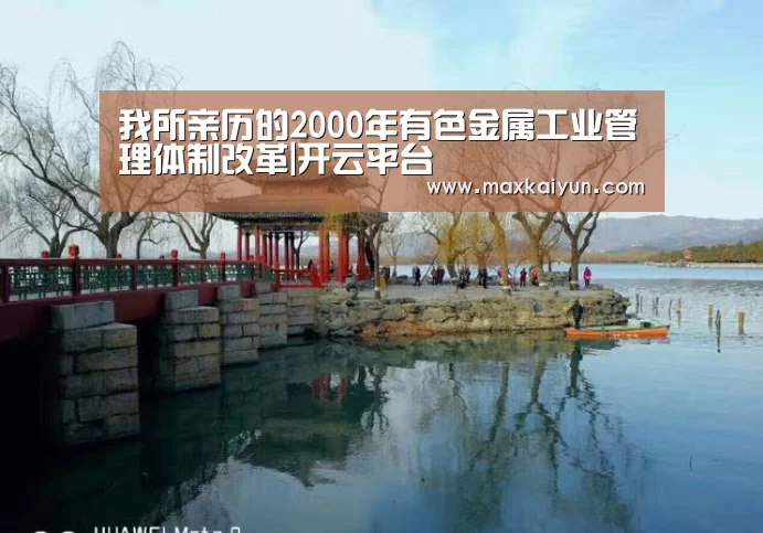 我所亲历的2000年有色金属工业管理体制改革|开云平台(图2) 开云平台